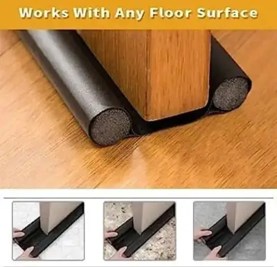 Door Dust Double Draft Guard