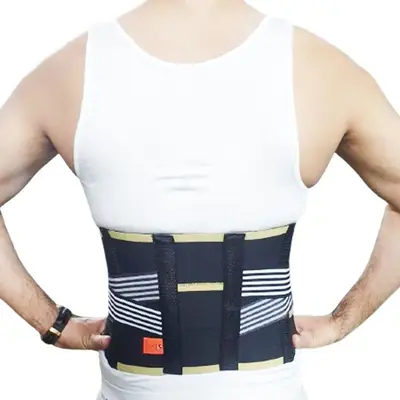 Adjustable Lower Back Support Belt with Steel Plate