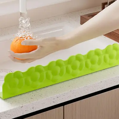 Flower Shape Silicone Sink Baffle Guard Anti