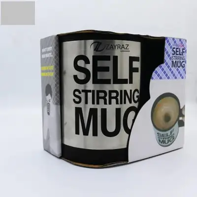 Self-Stirring Stainless Steel Electric Coffee Mug