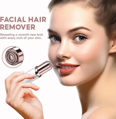 Rechargeable Painless Facial Hair Remover & Women's Shaver