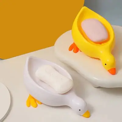 Duck Soap Holder, Portable Kitchen & Bathroom Soap Rack