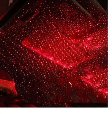 USB LED Car Roof Star Projector Galaxy Light Interior Decor