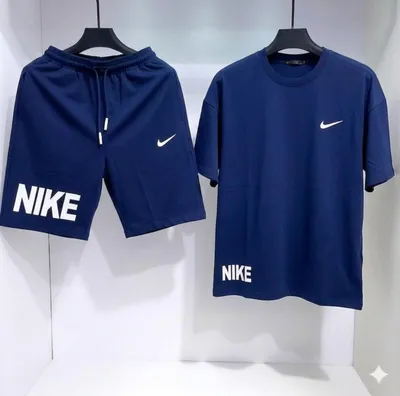 Men Dri Fit Printed Track Suit Blue 2 Pcs Slim Fit thumbnail 3