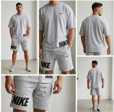 Men Dri Fit Printed Track Suit Grey 2 Pcs Slim Fit thumbnail 2
