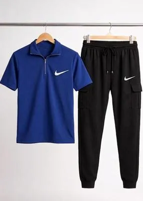 Blue Cotton Women's Track Suit Medium to XL thumbnail 2