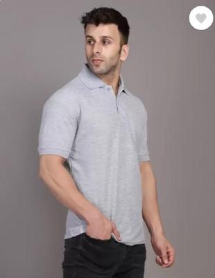 Men Cotton Plain Polo T-Shirt 180GSM Pakistan thumbnail 2