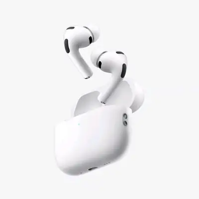 White Long-Lasting Battery With Fast Charge Earbuds