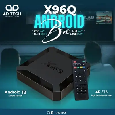 X96Q Android Smart TV Box 4K Ultra HD Allwinner H313 Media