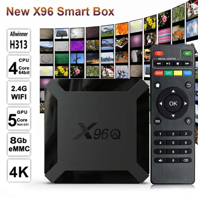 X96Q 4K Android Box 5-Core Mali-G31 GPU Smart Streamer
