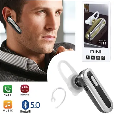 Pack of 3 PCs M11 Mini Wireless Bluetooth Headset Earbud