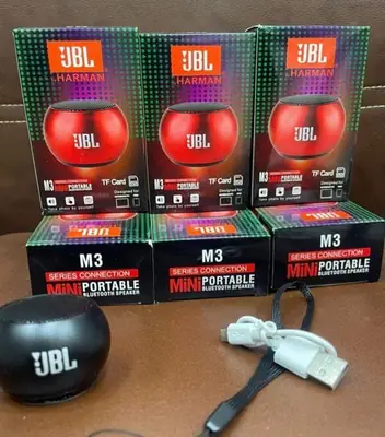 Pack of 3 M3 Mini Bluetooth Speaker Wireless Portable Audio