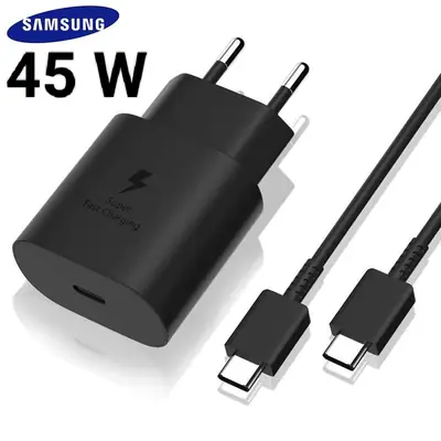 Fast Charging 45W PD Power Adapter with 5A USB-C Cable