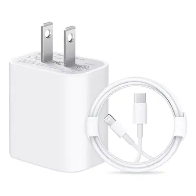 Pack of 2 20W Speed Charger and Lightning Cable Combo