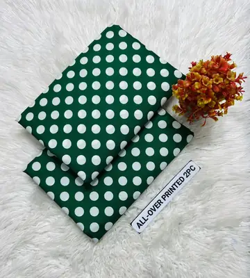 2 Pcs Women's Unstitched Printed Suit thumbnail 2