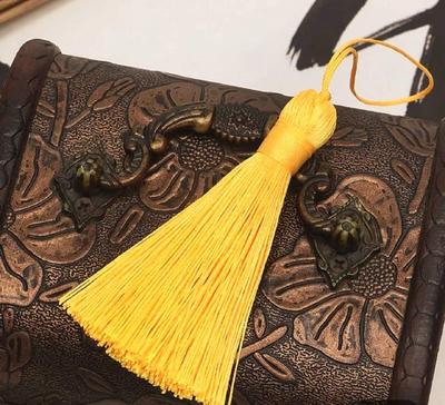 Yellow Polyester Tassel Earrings for Women thumbnail 2