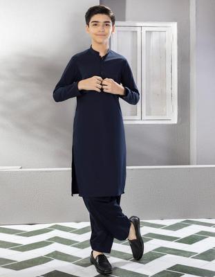 Men’s Unstitched Wool Plain Suit