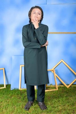Men’s Unstitched Wool Plain Suit