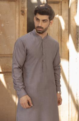 Men’s Unstitched Wool Plain Suit