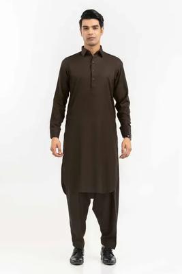 Men’s Unstitched Wool Plain Suit