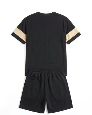 2 Pcs Polyester Printed T-Shirt & Shorts Tracksuit thumbnail 2