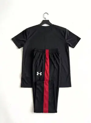 2 Pcs Men's Polyester Printed Track Suit thumbnail 3