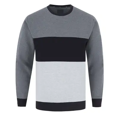 1 Pc Men's Fleece Plain Sweatshirt
