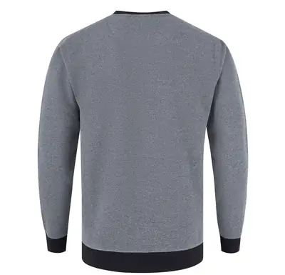 1 Pc Men's Fleece Plain Sweatshirt thumbnail 2