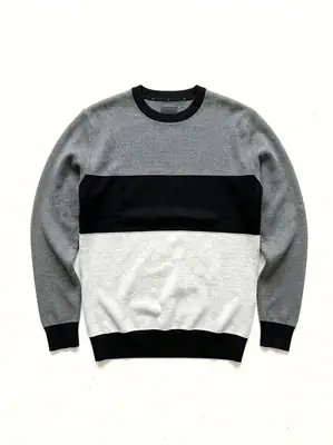 1 Pc Men's Fleece Plain Sweatshirt thumbnail 3