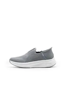 Grey Slip-On Casual Sneakers with EVA Sole thumbnail 2