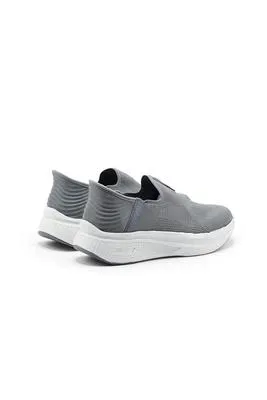 Grey Slip-On Casual Sneakers with EVA Sole thumbnail 4