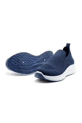 Men's Blue Slip-On Walking Sneakers Size 40-45 thumbnail 2