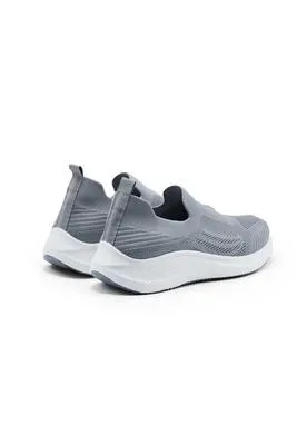 Men Grey Slip-On Walking Sneakers Size 40-45 thumbnail 5