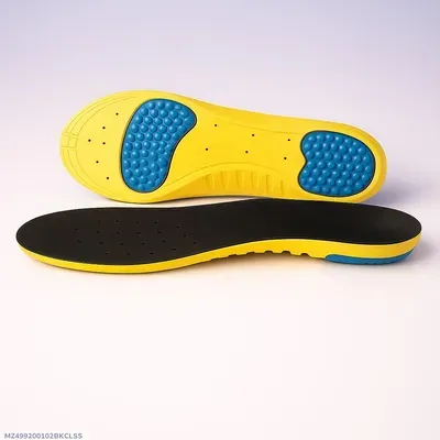 Gel Insole Yellow Blue Comfort Cushion for Men Women Sizes 39-45 thumbnail 6