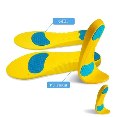 Gel Insole Yellow Blue Comfort Cushion for Men Women Sizes 39-45 thumbnail 7