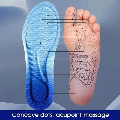 4D Nano Antibacterial PU Leather Insoles Black thumbnail 2