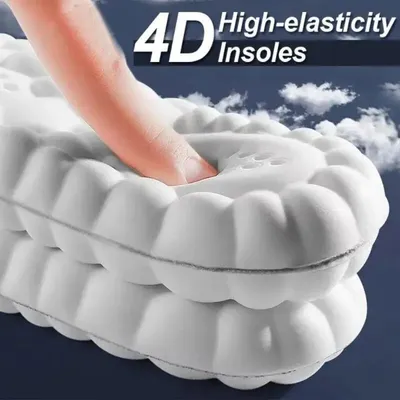 4D Nano Antibacterial PU Leather Insoles Black thumbnail 5