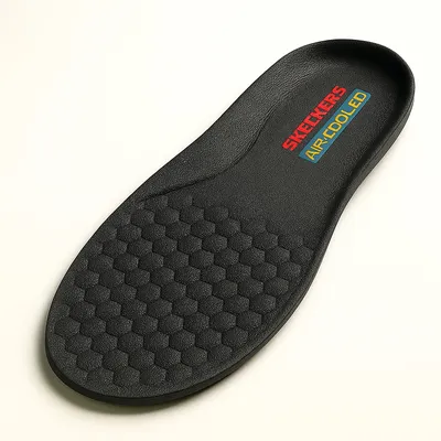 Black Gel Insole for Men Women Sizes 39-45