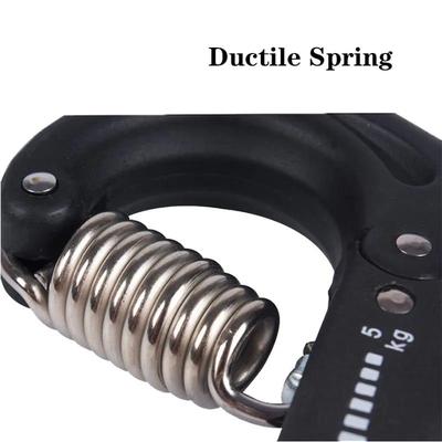 Hand Gripper Adjustable Resistance 10-40kg Non-Slip Black thumbnail 5