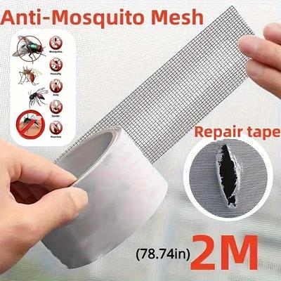 Silver Metal Mosquito Mesh Repair Tape 2M