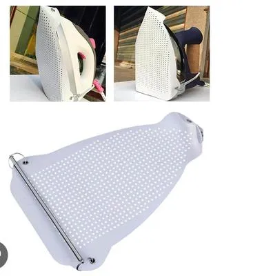 Heat Proof Iron Cover White Aluminum 23x15.5cm