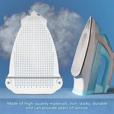 Heat Proof Iron Cover White Aluminum 23x15.5cm thumbnail 2