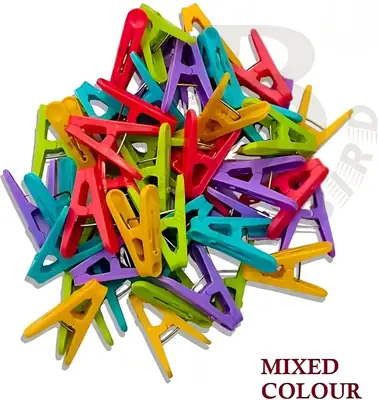 50PCs Cloth Hanging Clips Multicolor thumbnail 3