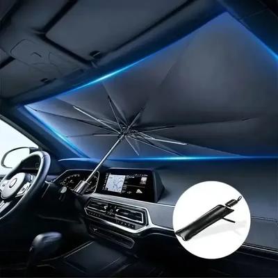 Car Windshield Umbrella Black Durable Weather Resistant thumbnail 4