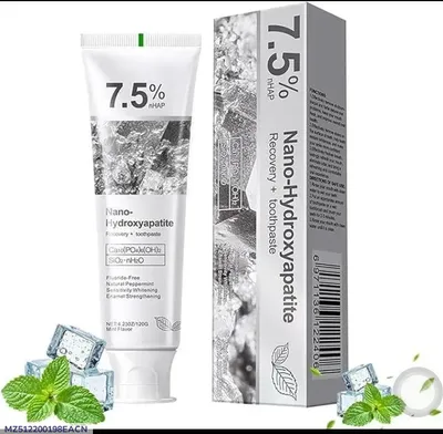 7.5% Nano Hydroxyapatite Teeth Whitening Toothpaste 120GM thumbnail 6