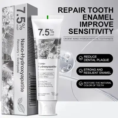7.5% Nano Hydroxyapatite Teeth Whitening Toothpaste 120GM thumbnail 4