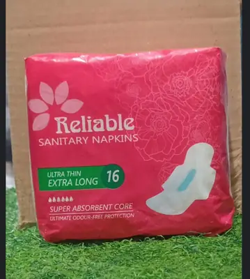 Reliable Ultra Thin Sanitary Pads 16 Pack Pink