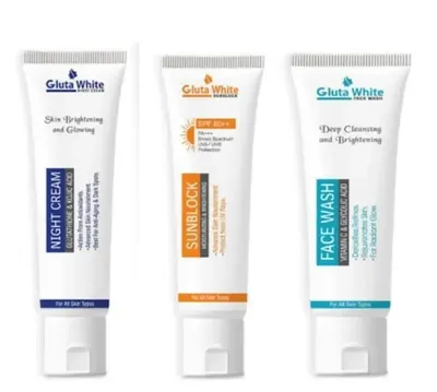 Gluca White 3 in 1 Skincare Bundle 50ml Multicolor thumbnail 5
