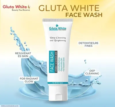 Gluta White Face Wash 100ml Brightening All Skin Types thumbnail 6