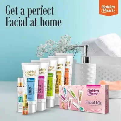Golden Pearl Facial Kit 7-Piece Whitening for Pakistani Skin thumbnail 5